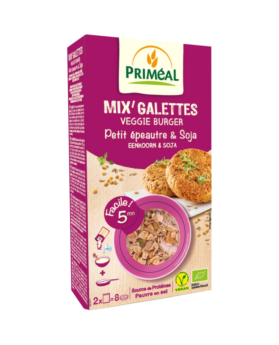 Mix Galette Petit Épeautre Soja - 250g - Priméal
