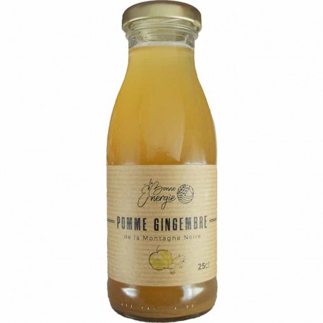 Jus de Pomme Gingembre - 25cl - La Bonne Énergie