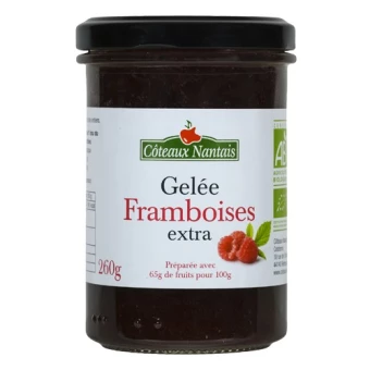 Gelée Framboise - 260g - Côteaux Nantais