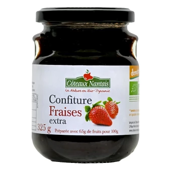 Confiture Fraises - 325g - Côteaux Nantais