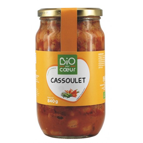 Cassoulet aux Saucisses de Toulouse 840g-Bio Par Coeur