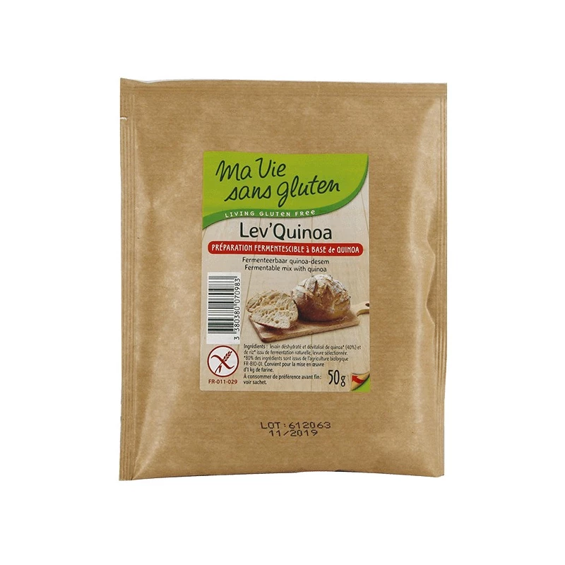Lev'Quinoa - 50g - Ma Vie Sans Gluten