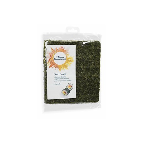 Nori Sushi 10 Feuilles 30g-Les Algues Gastronomes