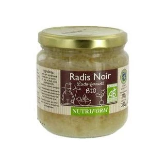 Radis Noir Lacto-fermenté 380g-Nutriform