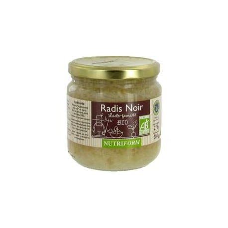 Radis Noir Lacto-fermenté 380g-Nutriform