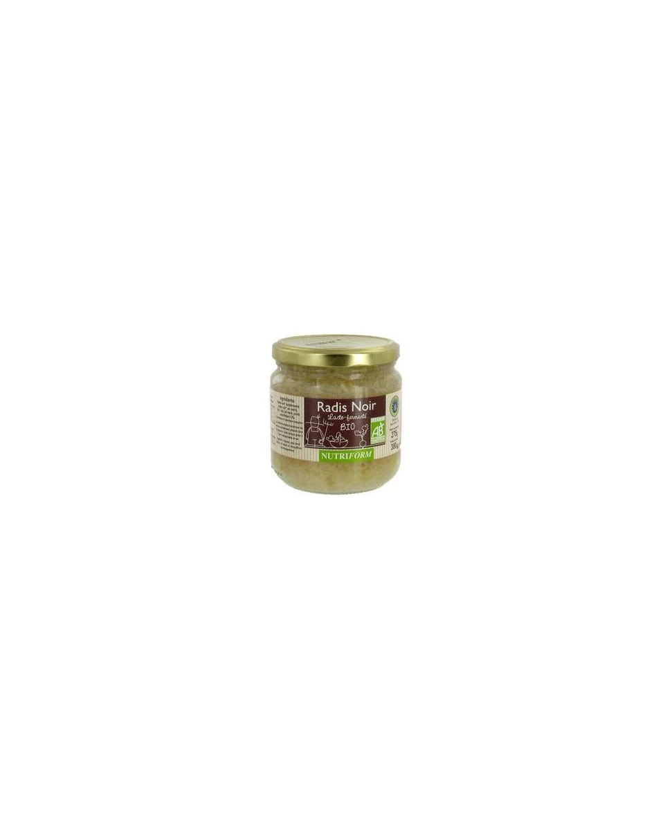 Radis Noir Lacto-fermenté 380g-Nutriform