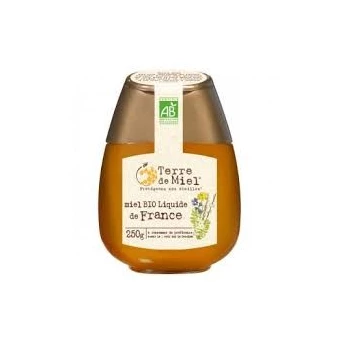 Miel Bio Liquide de France 250g (flacon pressoir)-Terre de Miel