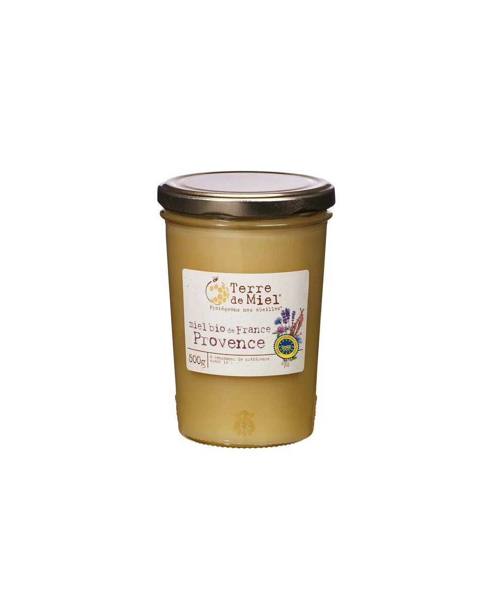 Miel Bio de France Provence 500g-Terre de Miel