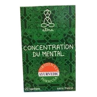 Concentration du Mental Bio - 20 Sachets - Atma