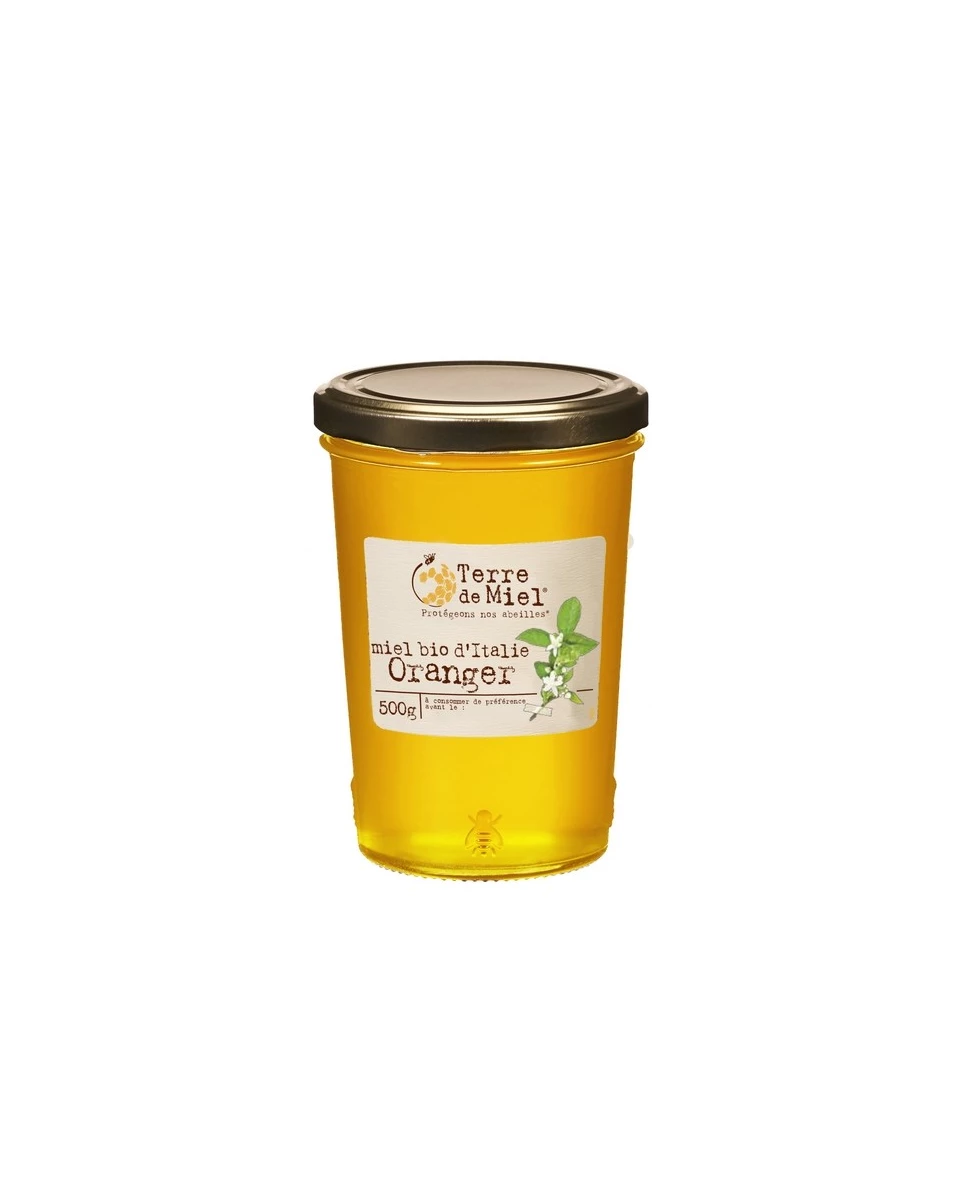 Miel Bio d'Italie Oranger 500g-Terre de Miel