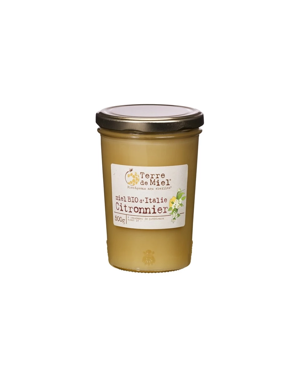 Miel Bio d'Italie Citronnier 500g-Terre de Miel