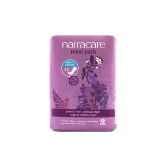 Serviettes Naturelles Maxi Super - x12 - Natracare