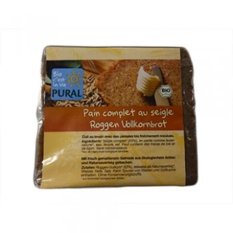 Pain Complet au Seigle 375g-Pural