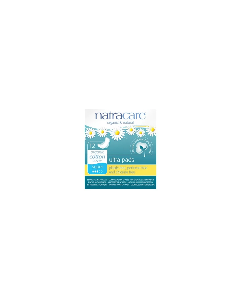 Serviettes Naturelles Ultra Super - x12 - Natracare