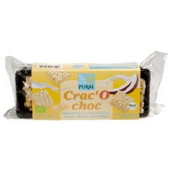 Crac'O choc Noix de Coco Chocolat Blanc 80g-Pural