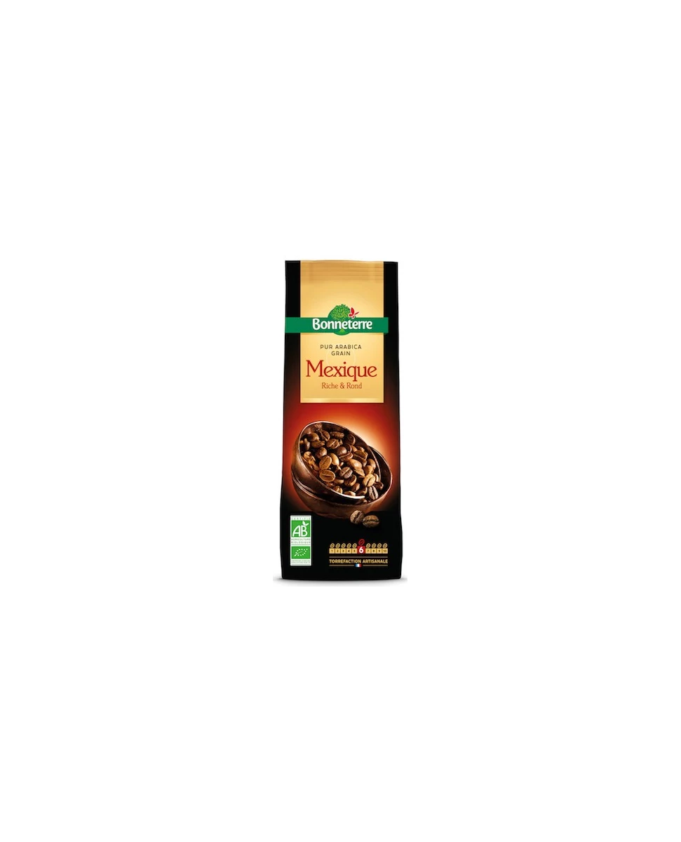 Café Grains Arabica du Mexique 250g-Bonneterre