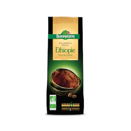 Café moulu d'Ethiopie 250g-Bonneterre