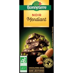 Chocolat Noir Mendiant 100g -Bonneterre