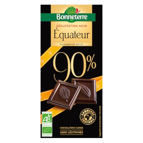 Chocolat Noir Origines Intenses Equateur 70g -Bonneterre