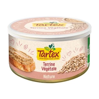 Pâté végétal Nature Bio - 125g - Tartex