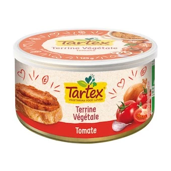 Terrine végétale Tomate Bio - 125g - Tartex