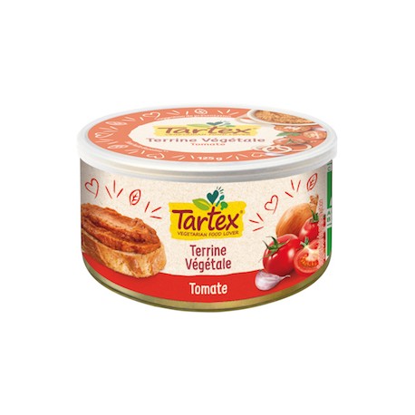 Terrine végétale Tomate Bio - 125g - Tartex