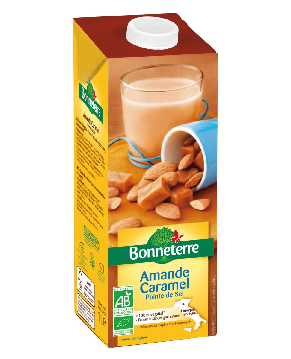 Boisson Amande Caramel - 1L - Bonnterre