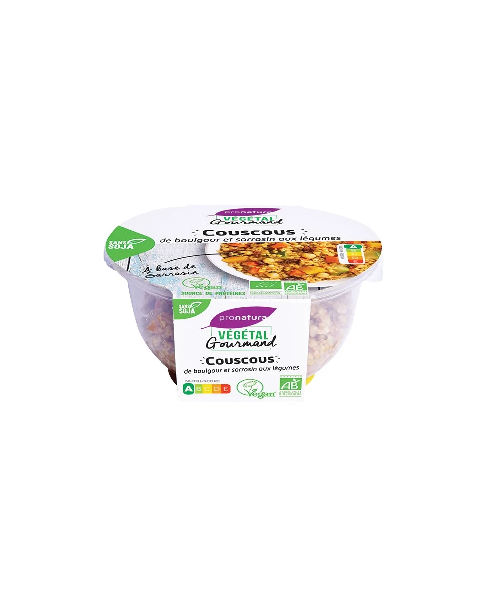Couscous Boulgour Sarrasin & Légumes - 300g - Pronatura