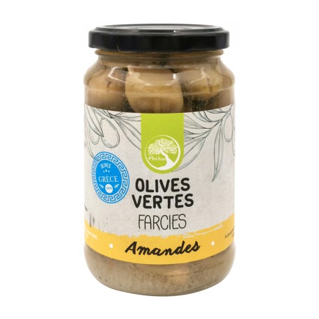 Olives Vertes Farcies Aux Amandes - 350g - Philia