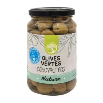 Olives Vertes Dénoyautées - 350g - Philia