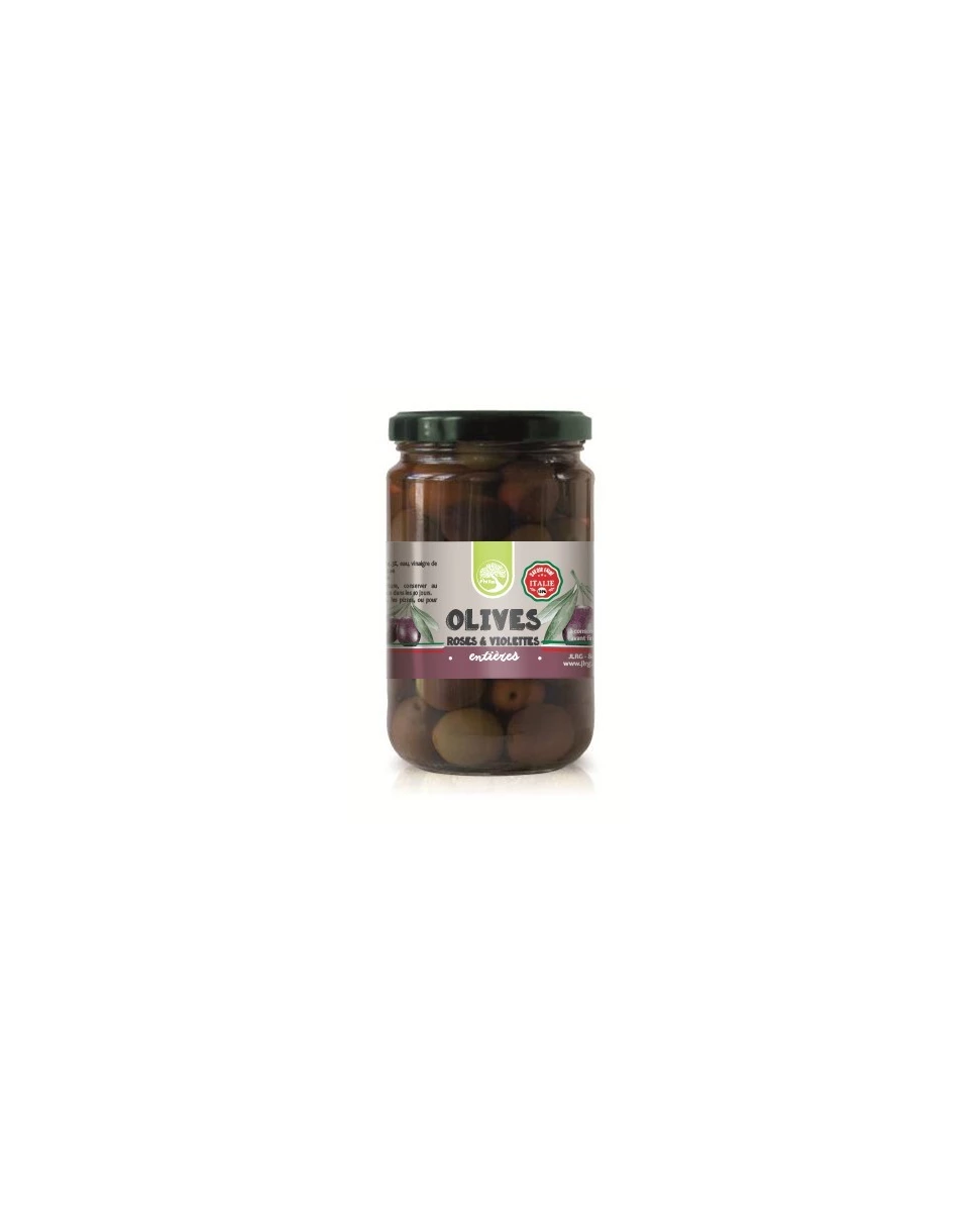 Olives Roses & Violettes Entières - 280g - Philia