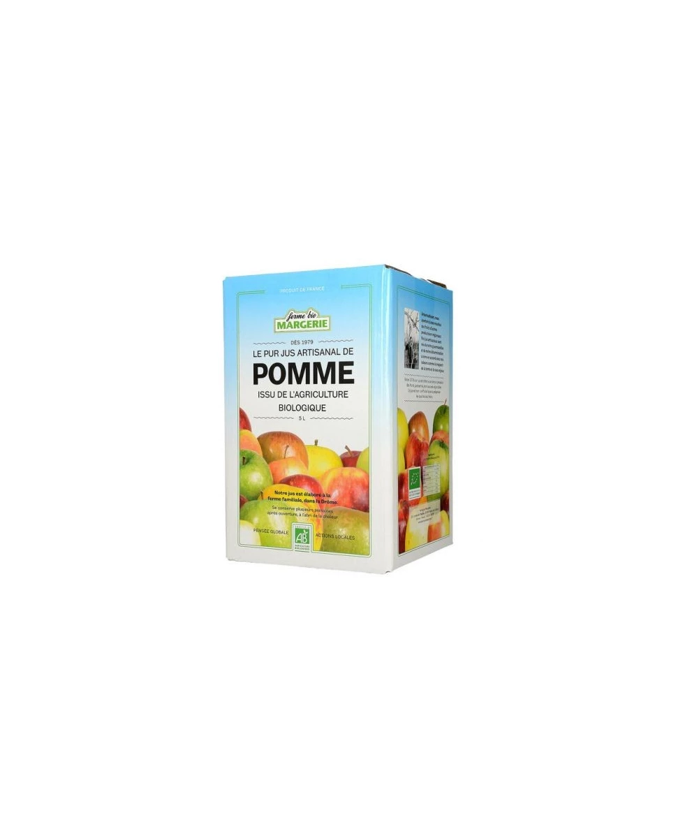 Bib Pur Jus Artisanal de Pomme - 5L - Ferme Bio Margerie