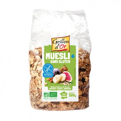 Muesli Sans Gluten 500g-Grillon d'Or