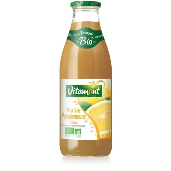 Pur Jus de Pamplemousse Blanc - 1L - Vitamont