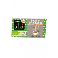 Bouillon de Légumes Cubes Sans Gluten - 66g - IBO