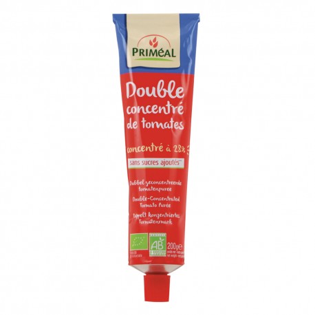 Double Concentré de Tomate Tube - 200g - Priméal