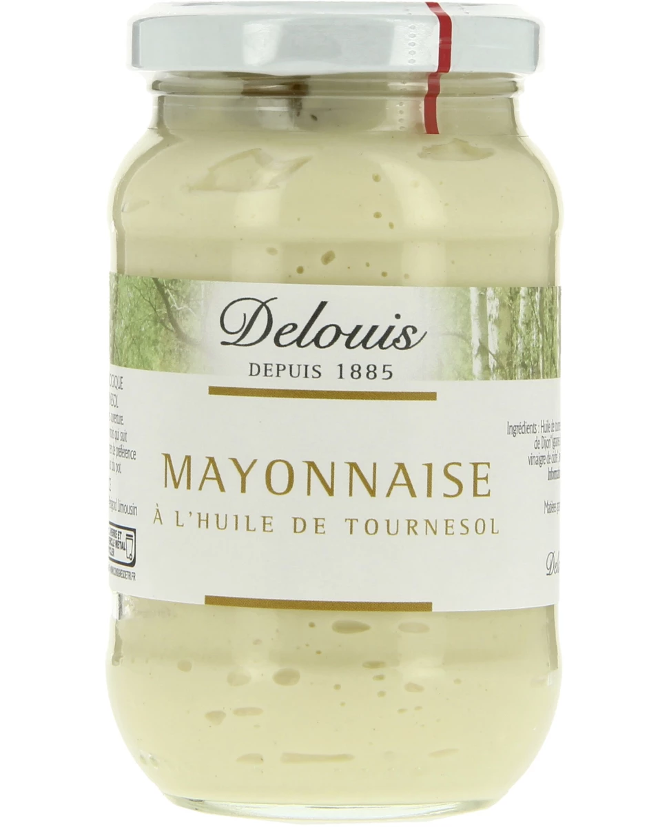 Mayonnaise à l'Huile de Tournesol - 245g - Delouis