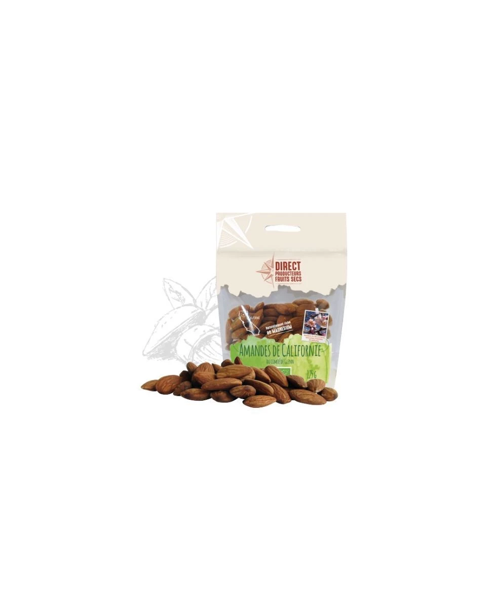 Amandes Californie - 125g - Direct Producteurs Fruits Secs