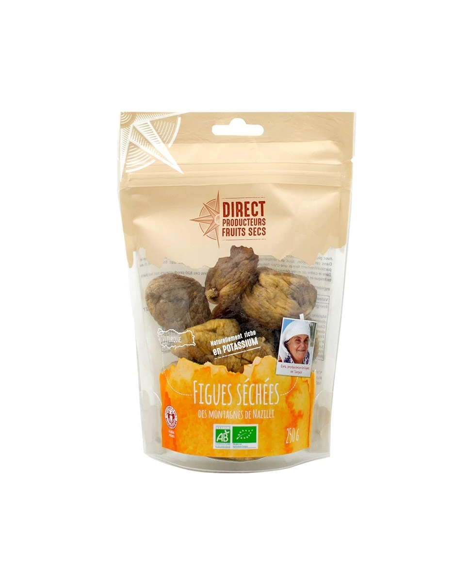 Figues Séchées - 250g - Direct Producteurs Fruits Secs