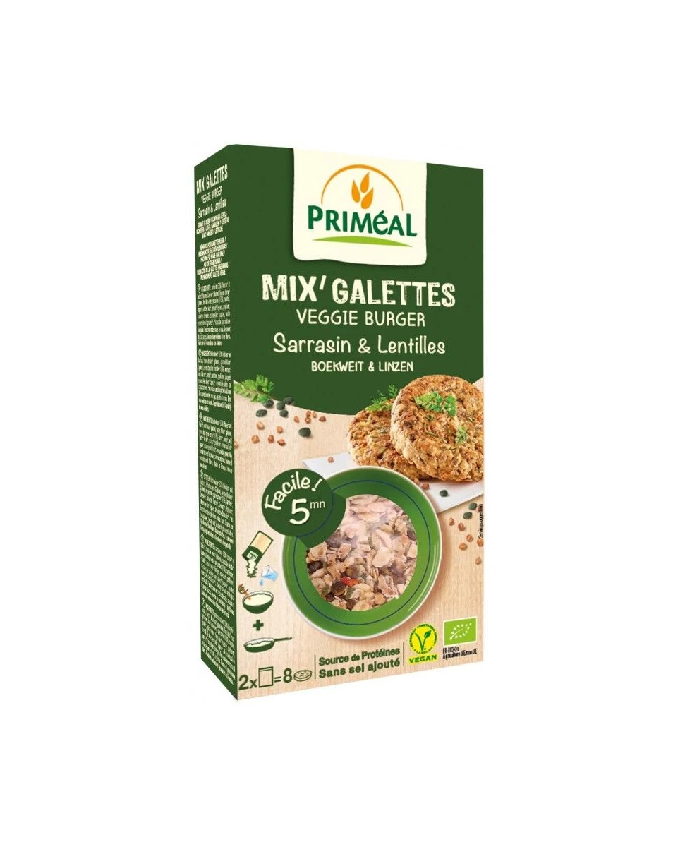 Mix Galette Sarrasin Lentille - 250g - Priméal
