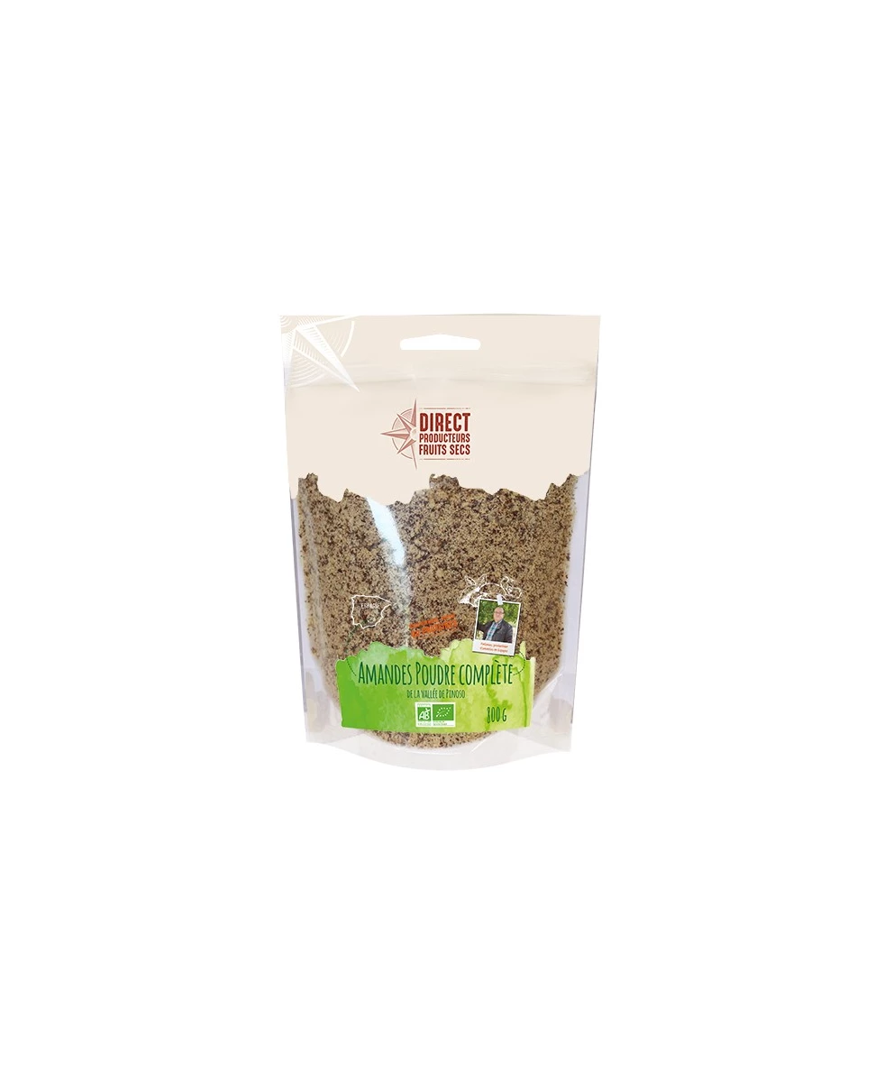 Amandes en Poudre Complète - 125g - Direct Producteurs Fruits Secs
