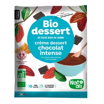 Préparation Crème Dessert Chocolat Intense - 60g - Natali