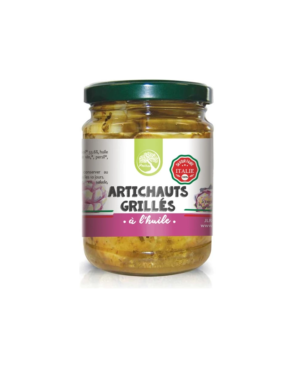 Artichauts Grillés à l'Huile - 190g - Philia