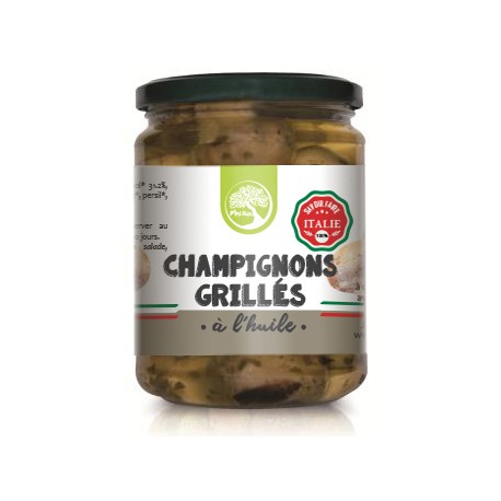 Champignons Grillés à l'Huile - 190g - Philia