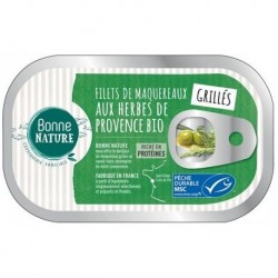 Filets de Maquereaux Grillés aux Herbes de Provence Bio - 100g - Bonne Nature