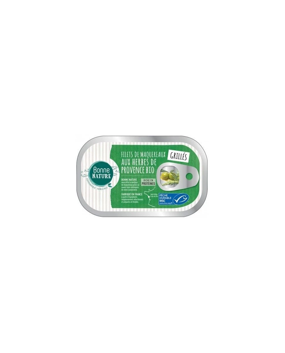 Filets de Maquereaux Grillés aux Herbes de Provence Bio - 100g - Bonne Nature