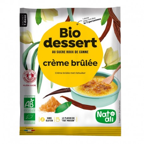Préparation pour Crème Brulée - 80g - Natali