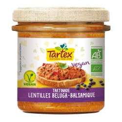 Tartinade Lentilles Beluga & Balsamique - 140g - Tartex