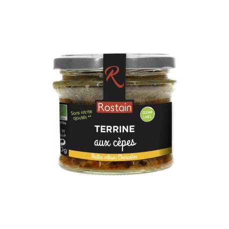 Terrine aux Cèpes - 180g - Rostain