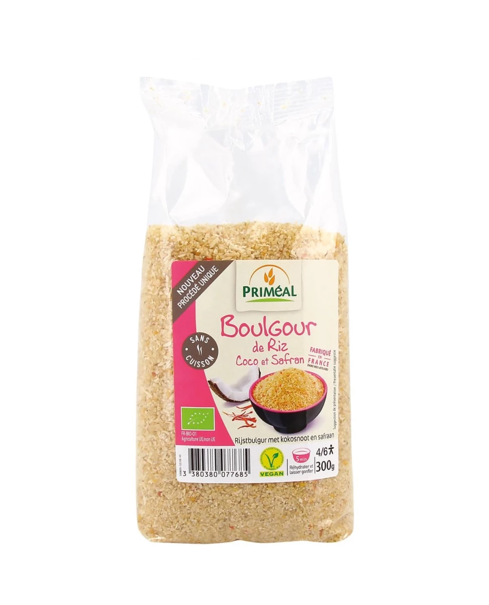 Boulgour de Riz Coco Safran - 300g - Priméal